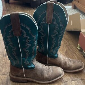 Ariat kids Brown and Teal Western Boots